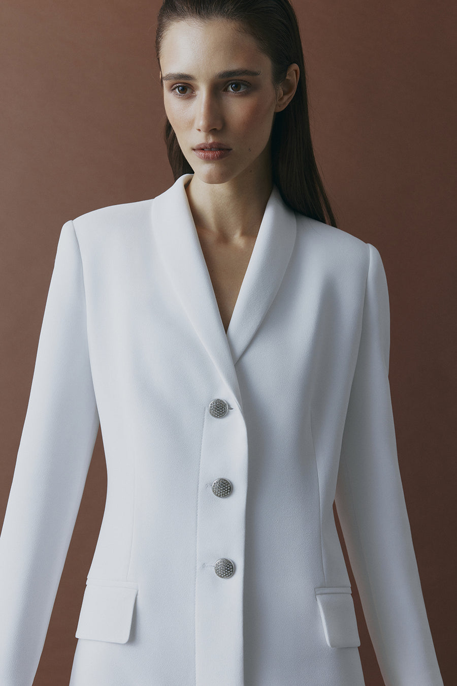 Jacket-style dress – TOTAL WHITE Jacket-style dress – TOTAL WHITE