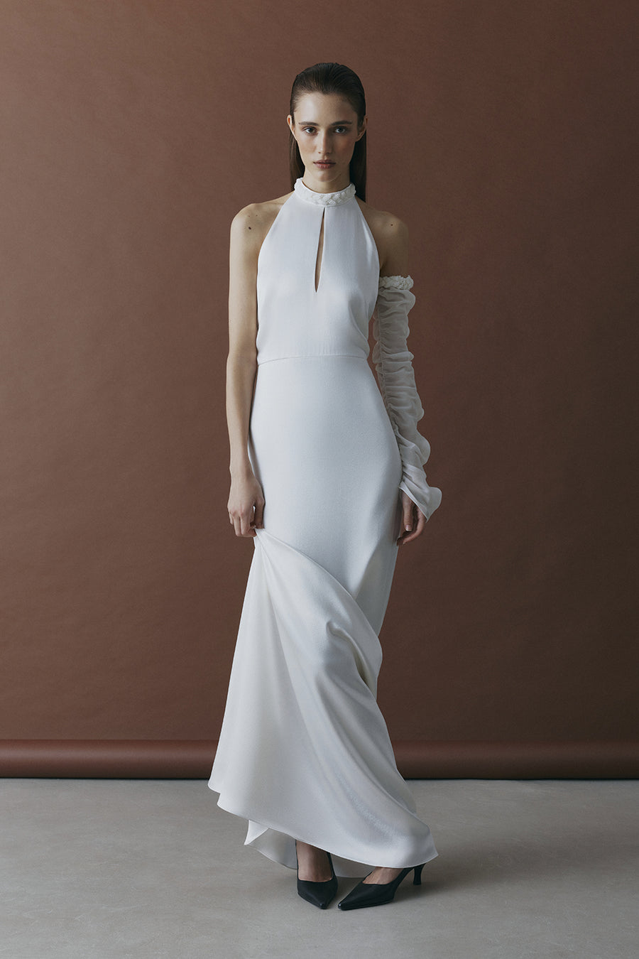 Open back maxi dress TOTAL WHITE Open back maxi dress TOTAL WHITE