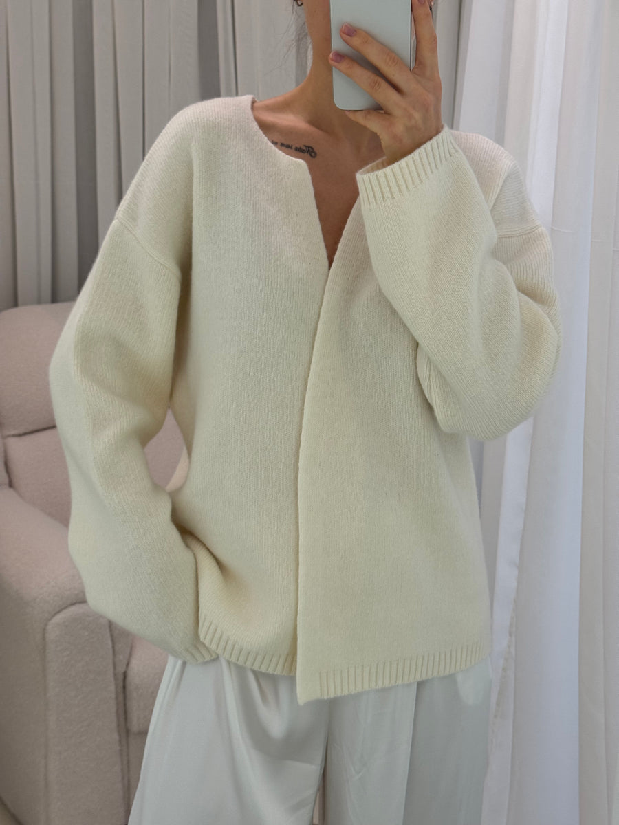 Wool cardigan