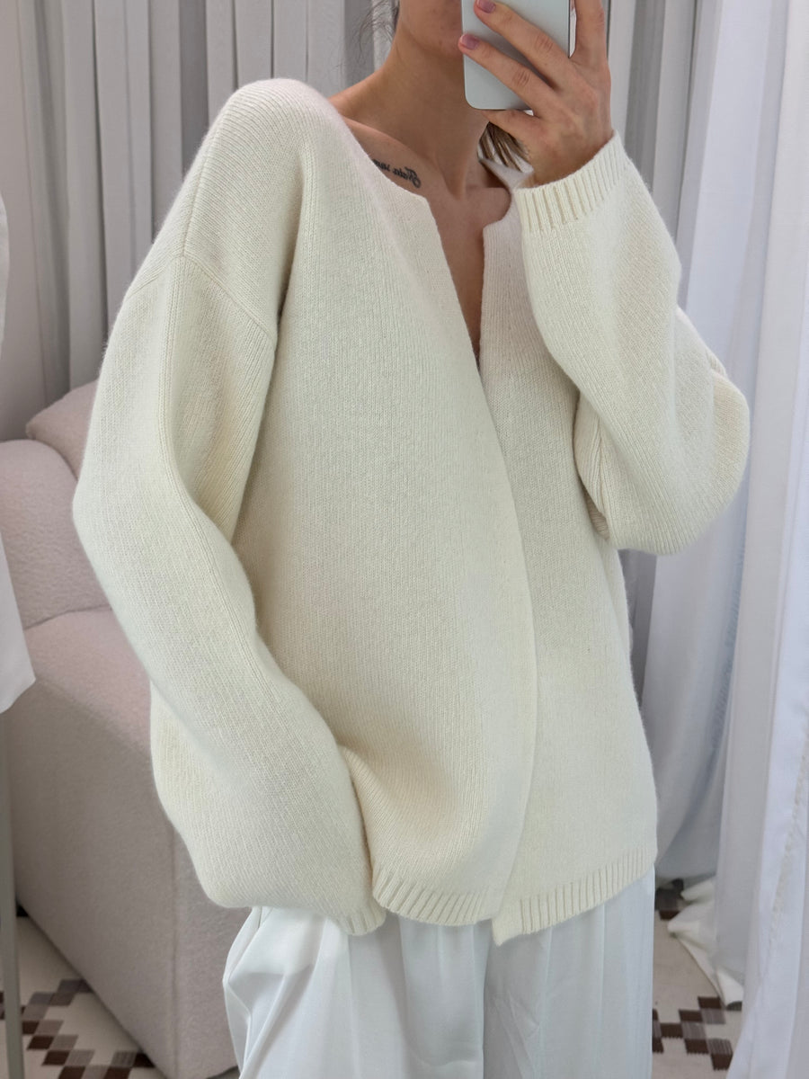 Wool cardigan