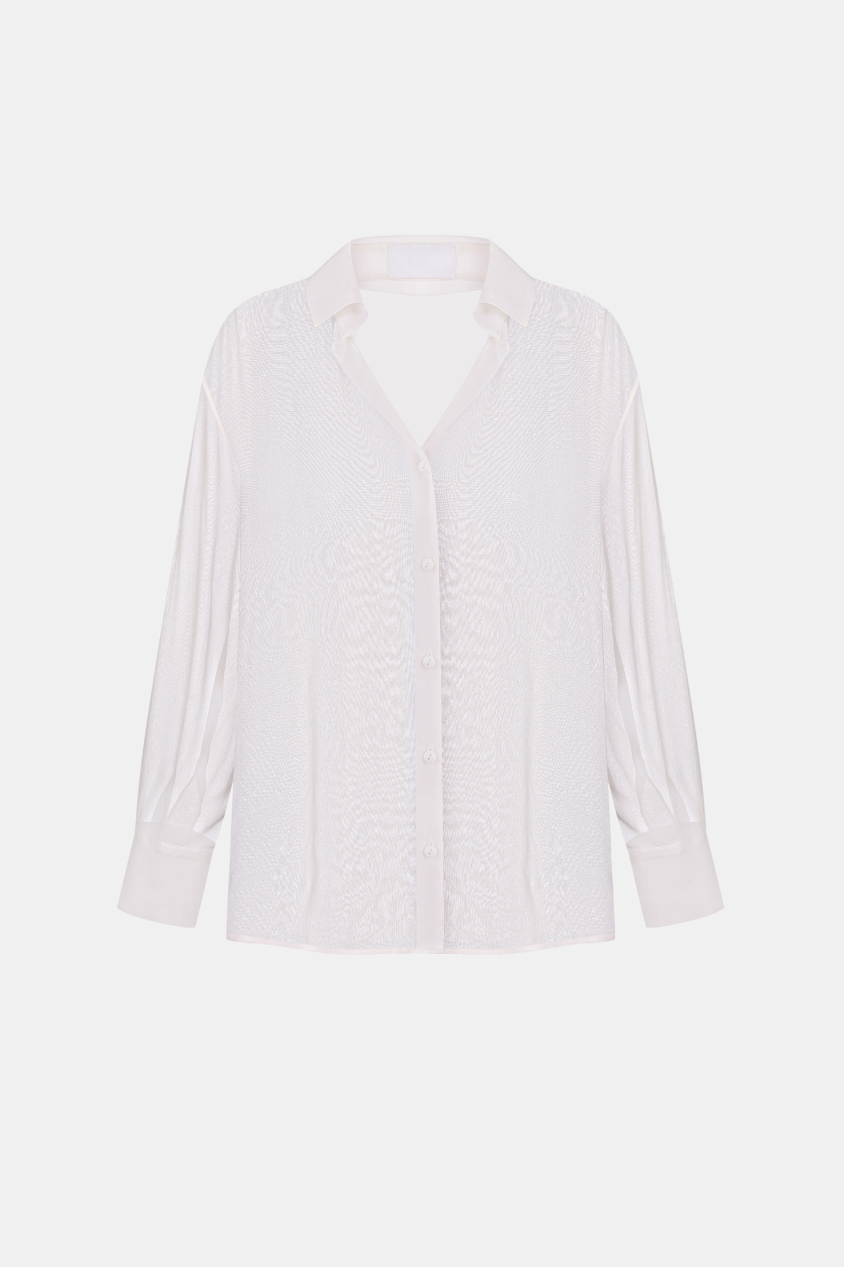 Semi transparent blouse