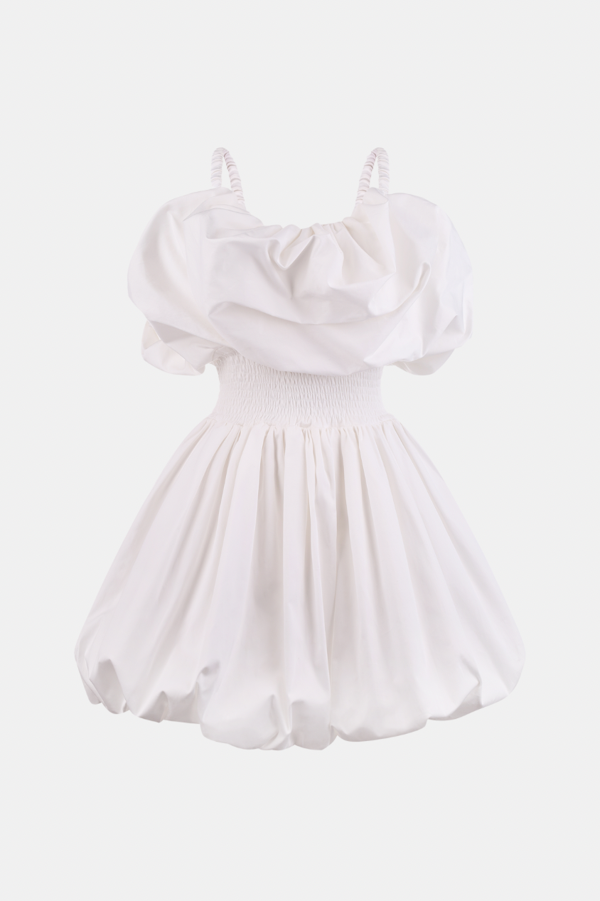 Voluminous mini-dress