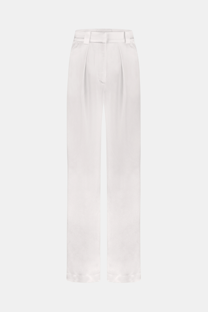 Satin trousers