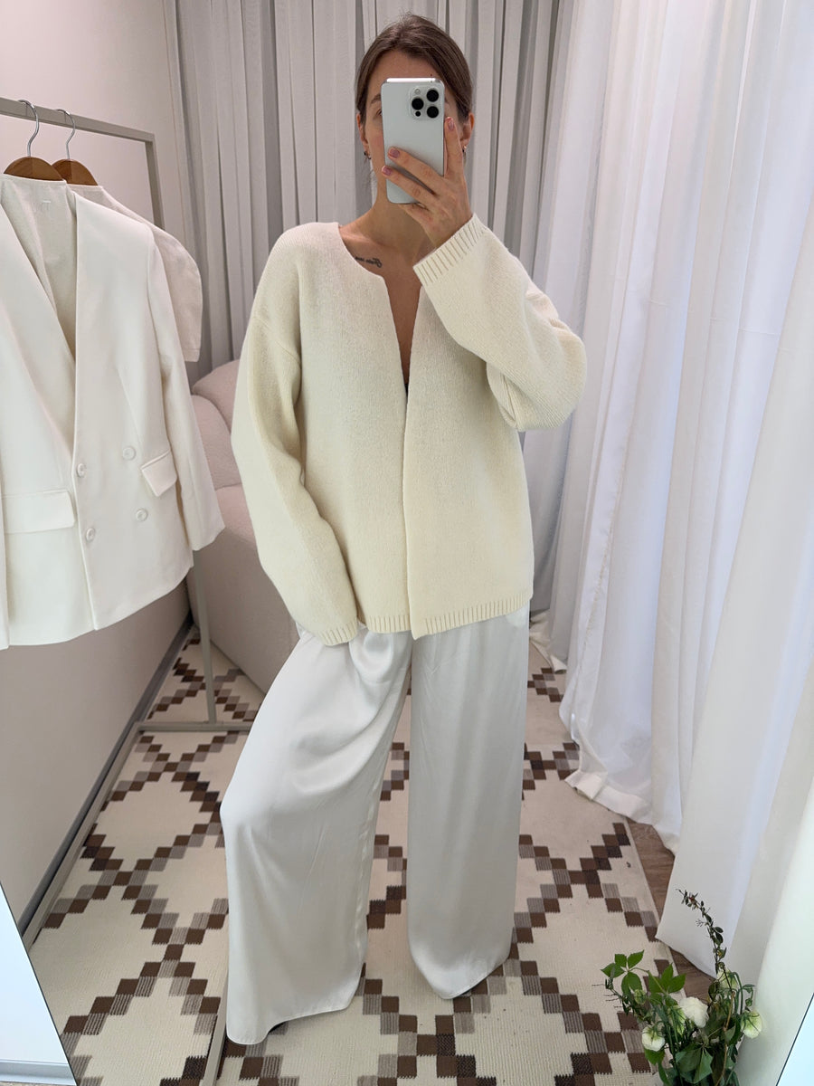 Wool cardigan