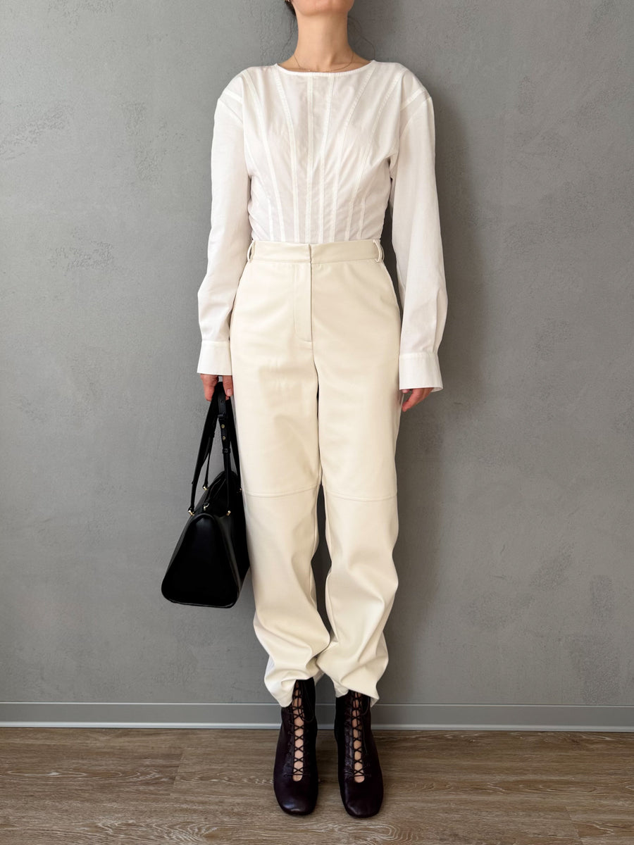 Eco-leather pants