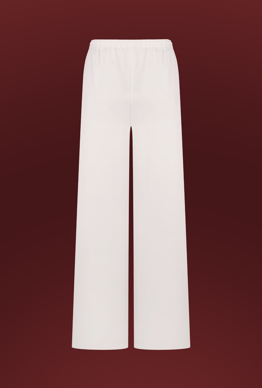 Trousers with an elastic waistband