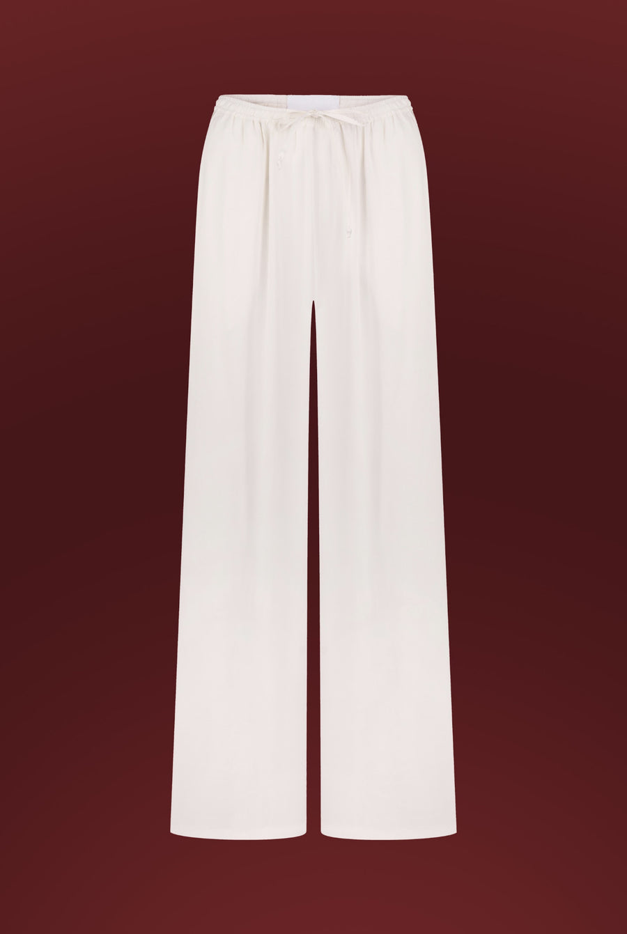 Trousers with an elastic waistband