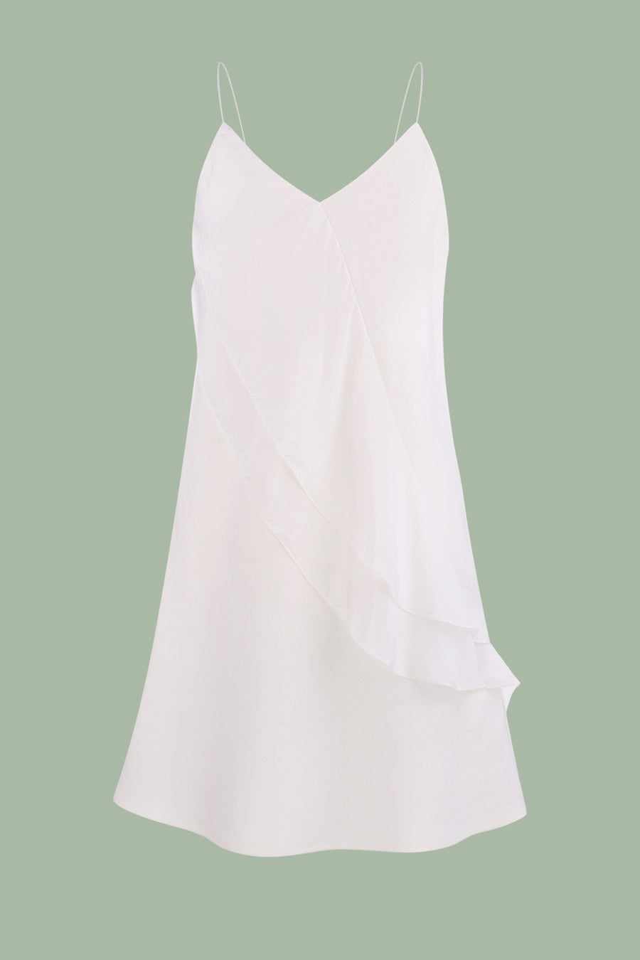 Linen mini dress