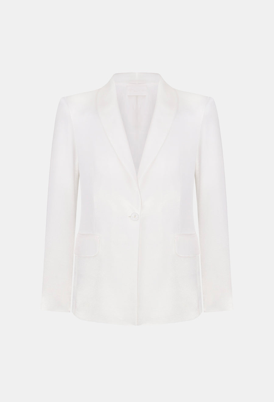 Flowing satin blazer