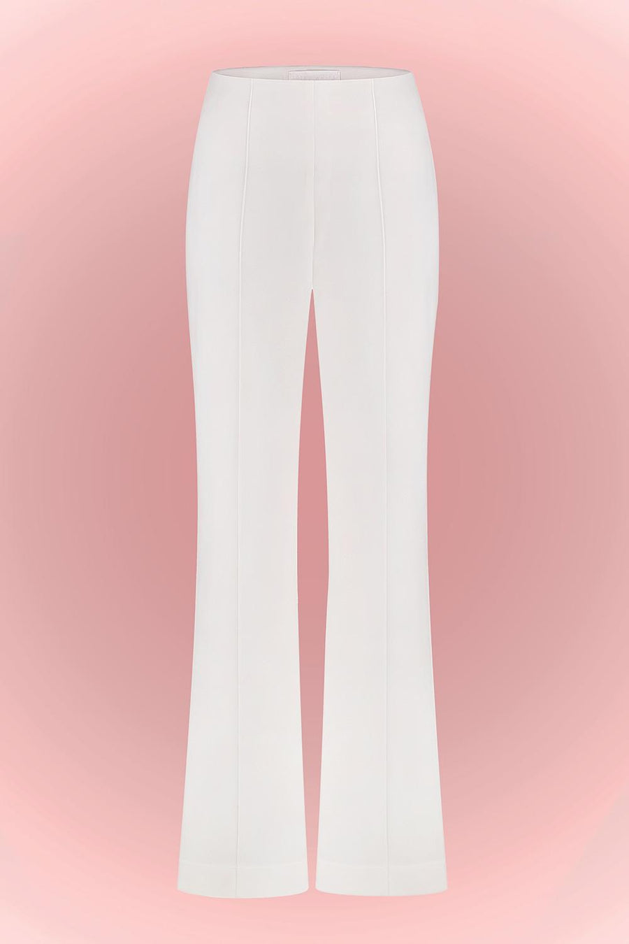 Flared trousers with arrows